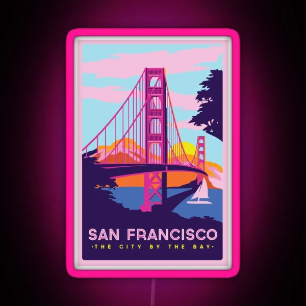 San Francisco RGB Neon Sign