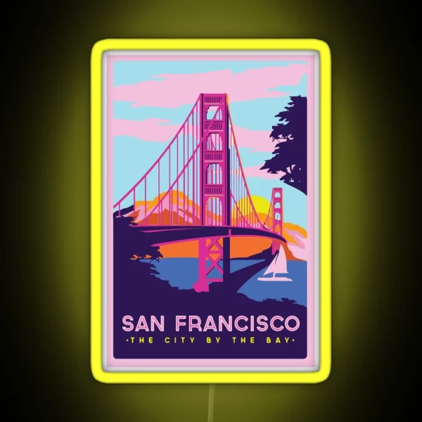 San Francisco RGB Neon Sign