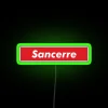French wine region inspired Sancerre RGB color changing neon light