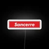 French Chic Accents Sancerre Region of France Map Neon Sign Decor