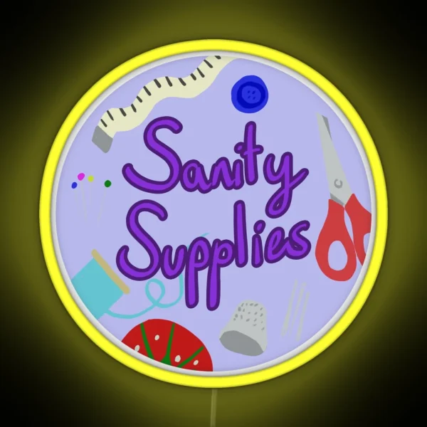 Sanity Supplies RGB Neon Sign