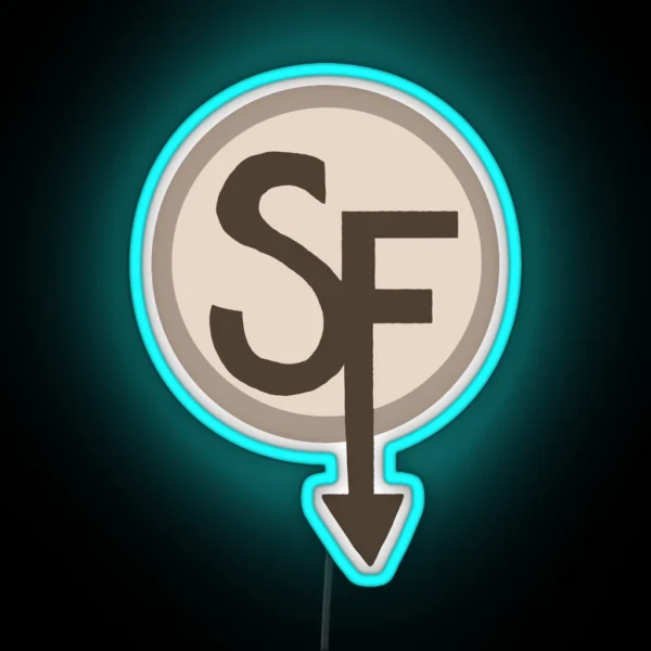 Sanitys Fall Logo RGB Neon Sign