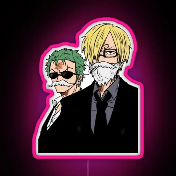 Sanji And Zoro RGB Neon Sign
