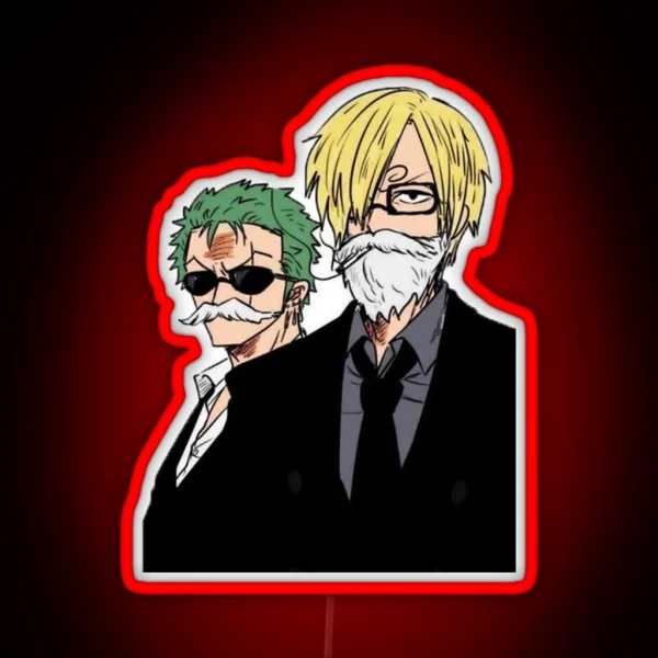 Sanji And Zoro RGB Neon Sign