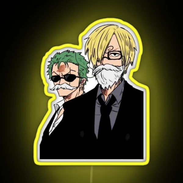 Sanji And Zoro RGB Neon Sign