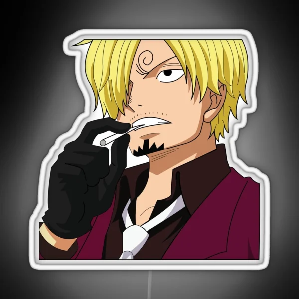 Sanji One Piece Wano RGB Neon Sign