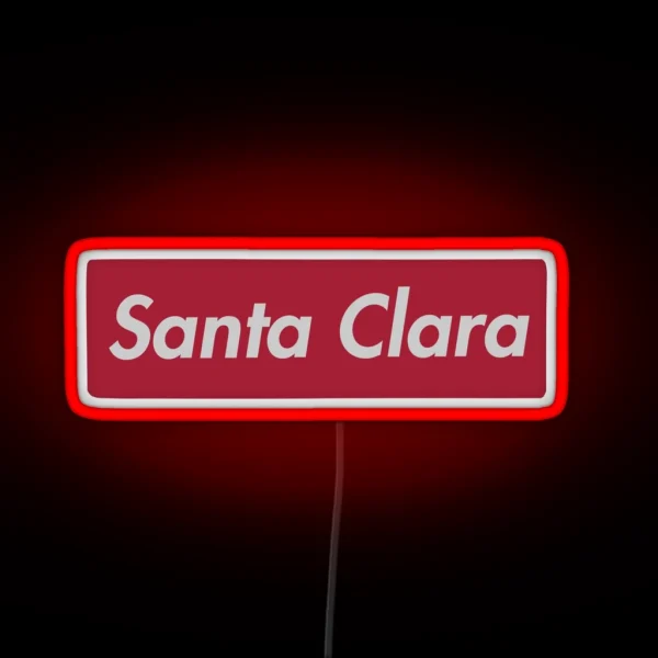 Santa Clara Go Broncos SCU RGB Neon Sign