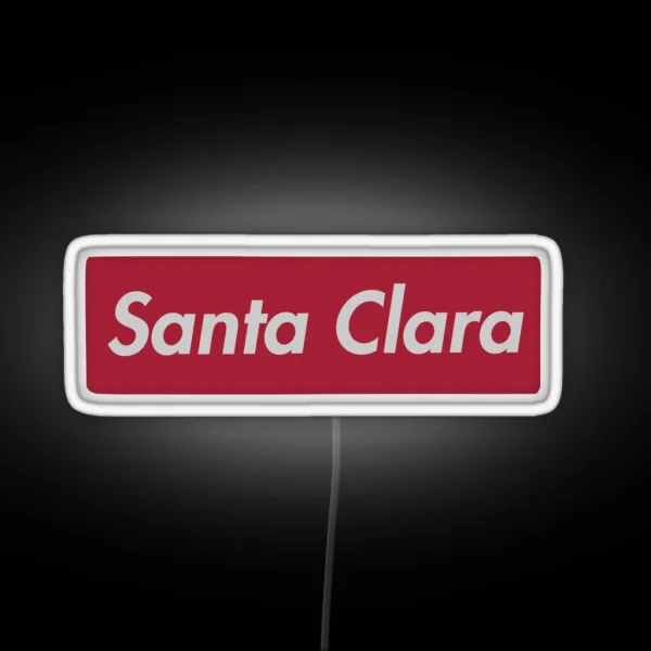 Santa Clara Go Broncos SCU RGB Neon Sign