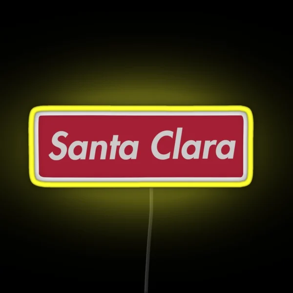 Santa Clara Go Broncos SCU RGB Neon Sign
