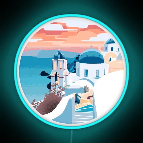 Santorini RGB Neon Sign