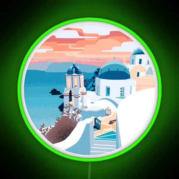 Santorini RGB Neon Sign
