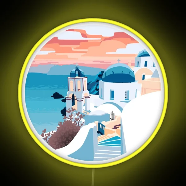 Santorini RGB Neon Sign