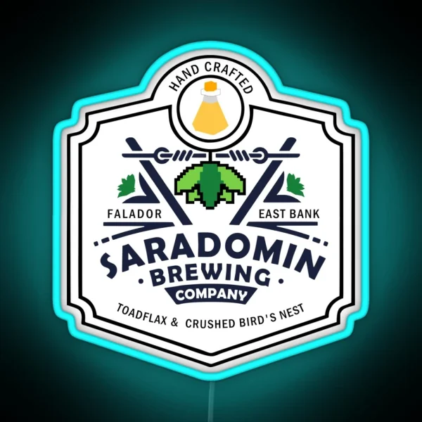 Saradomin Brewing Company OSRS RGB Neon Sign