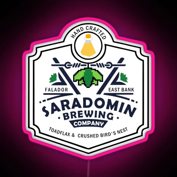 Saradomin Brewing Company OSRS RGB Neon Sign
