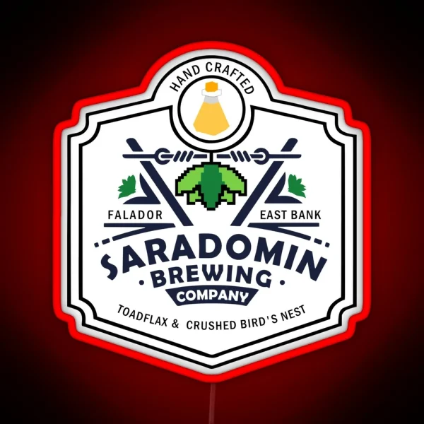 Saradomin Brewing Company OSRS RGB Neon Sign