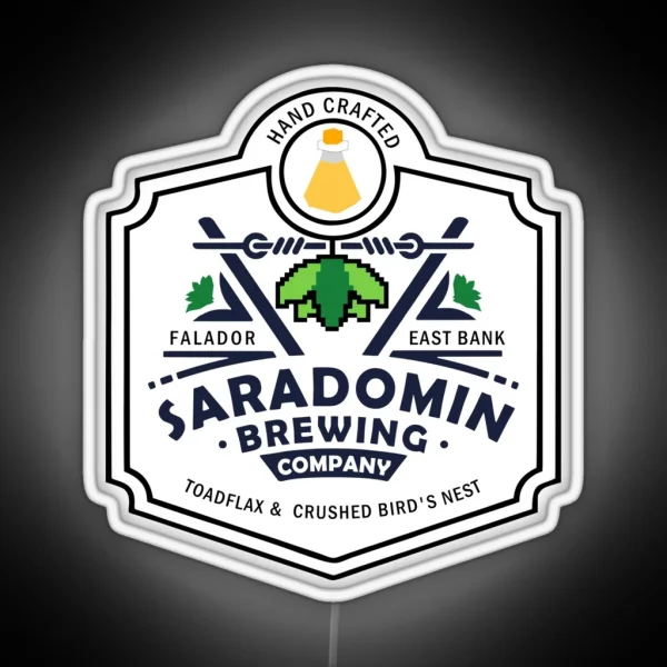 Saradomin Brewing Company OSRS RGB Neon Sign