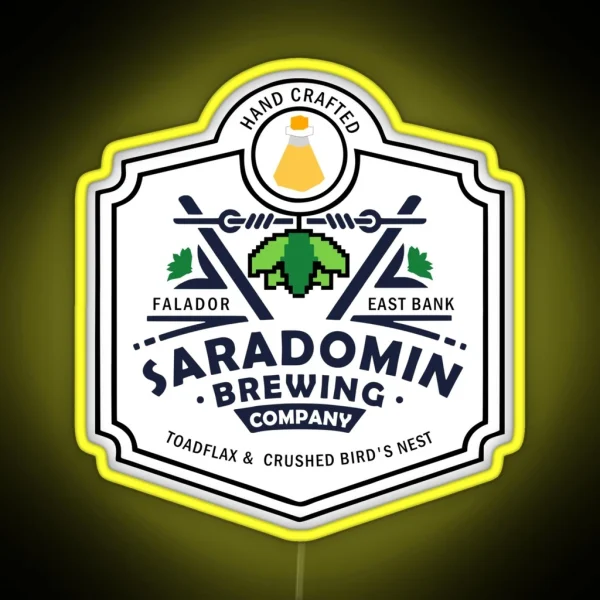 Saradomin Brewing Company OSRS RGB Neon Sign