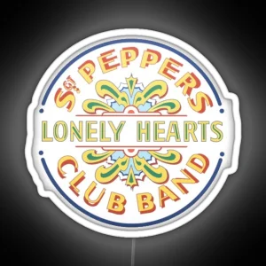 Sargent Peppers Lonely Hearts Club Band RGB Neon Sign