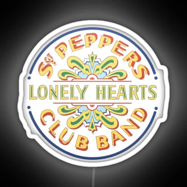 Sargent Peppers Lonely Hearts Club Band RGB Neon Sign