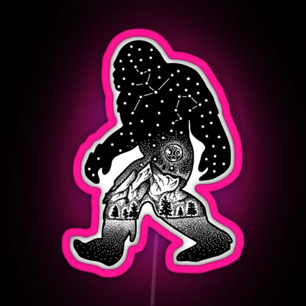 Sasquatch Led RGB Neon Sign