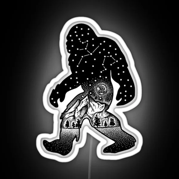 Sasquatch Led RGB Neon Sign