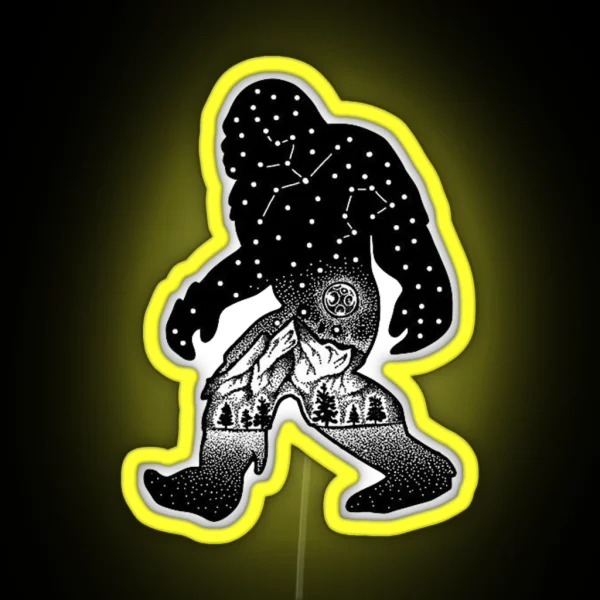 Sasquatch Led RGB Neon Sign
