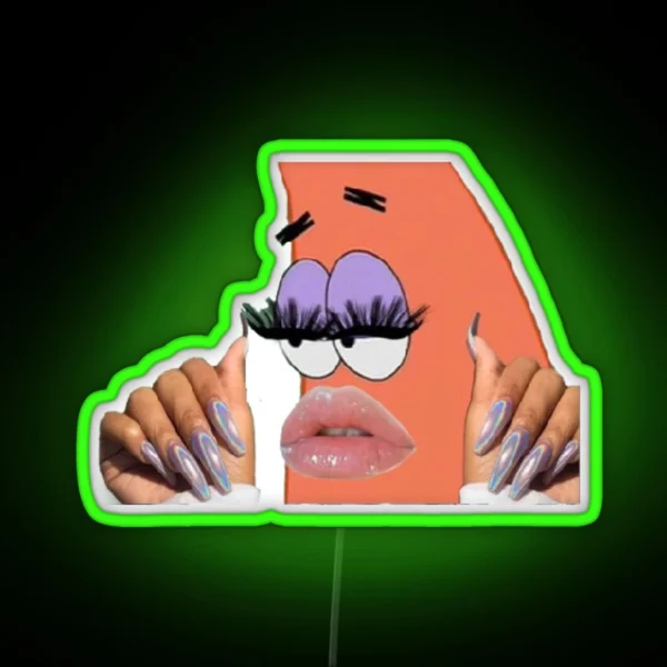 Sassy Patrick RGB Neon Sign