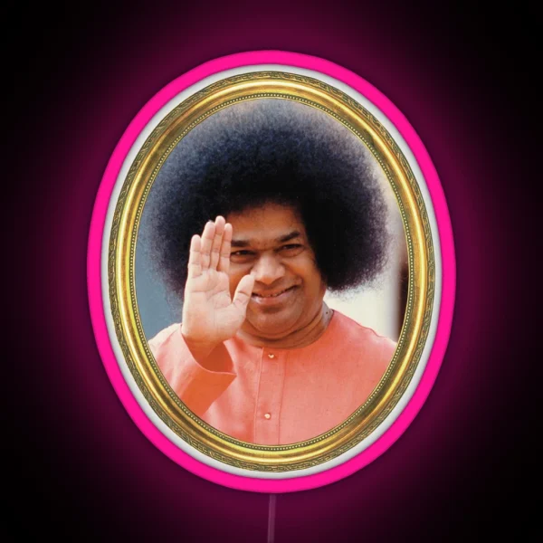 Sathya Sai Baba Blessings RGB Neon Sign
