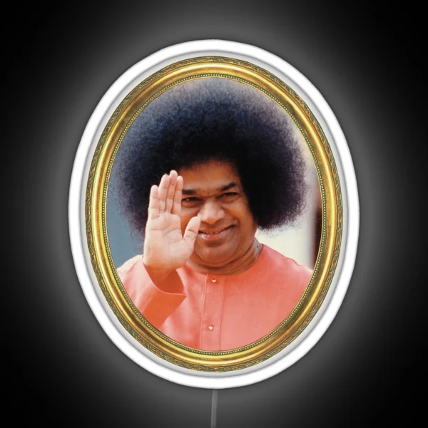 Sathya Sai Baba Blessings RGB Neon Sign
