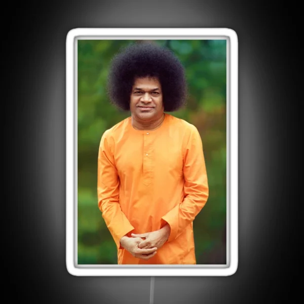 Sathya Sai Baba Standing Sai Baba RGB Neon Sign