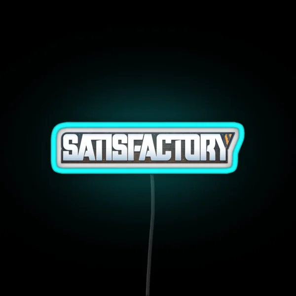Satisfactory RGB Neon Sign