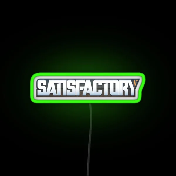 Satisfactory RGB Neon Sign