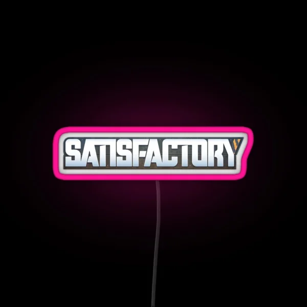 Satisfactory RGB Neon Sign