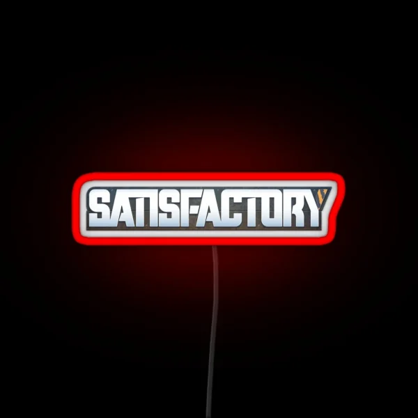 Satisfactory RGB Neon Sign