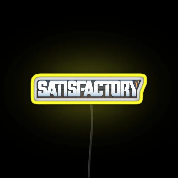 Satisfactory RGB Neon Sign