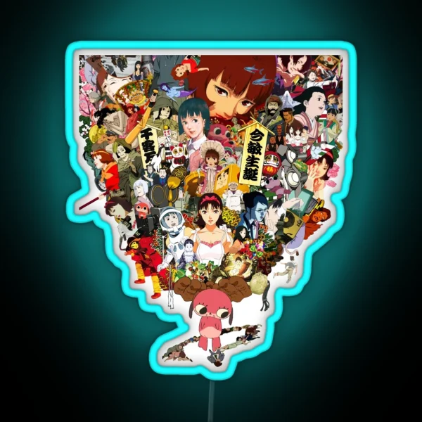 Satoshi Kon Birthday Celebration RGB Neon Sign