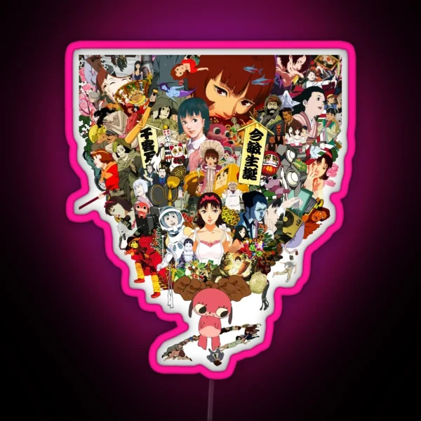 Satoshi Kon Birthday Celebration RGB Neon Sign