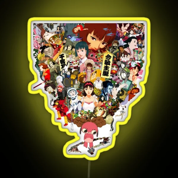 Satoshi Kon Birthday Celebration RGB Neon Sign
