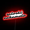 Authentic Neon Sign for Cryptocurrency Enthusiasts, Inspired by Satoshi Nakamoto