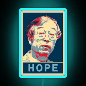 Satoshi Nakamoto Hope RGB Neon Sign