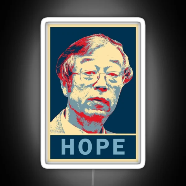 Satoshi Nakamoto Hope RGB Neon Sign