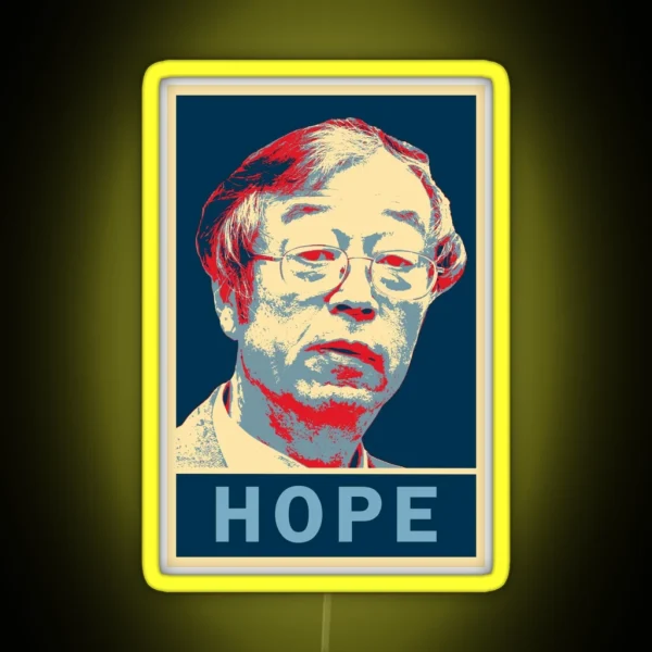 Satoshi Nakamoto Hope RGB Neon Sign