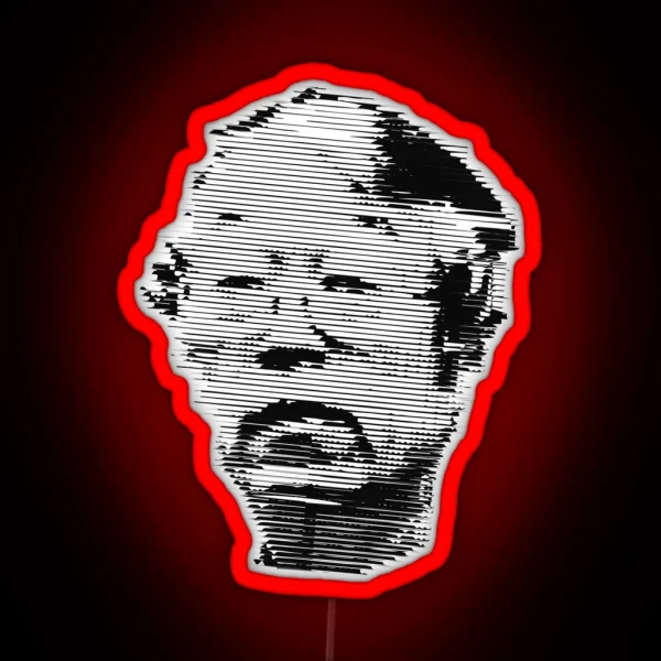 Satoshi Nakamoto Illustration RGB Neon Sign