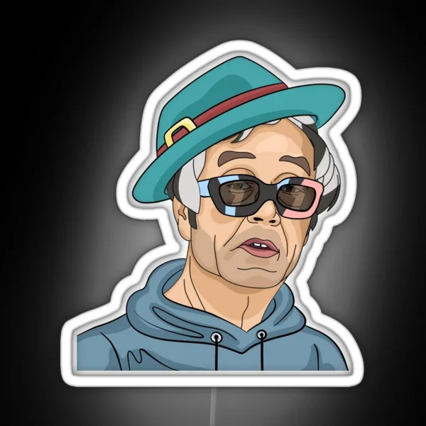 Satoshi Nakamoto On Style RGB Neon Sign