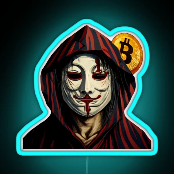 Satoshi Nakamoto RGB Neon Sign