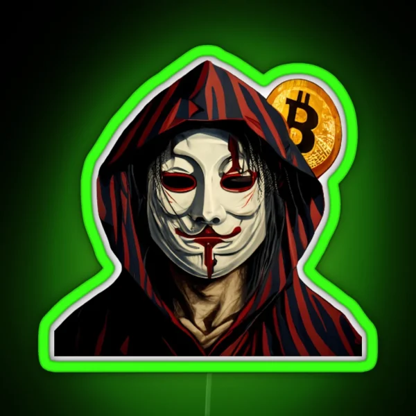 Satoshi Nakamoto RGB Neon Sign