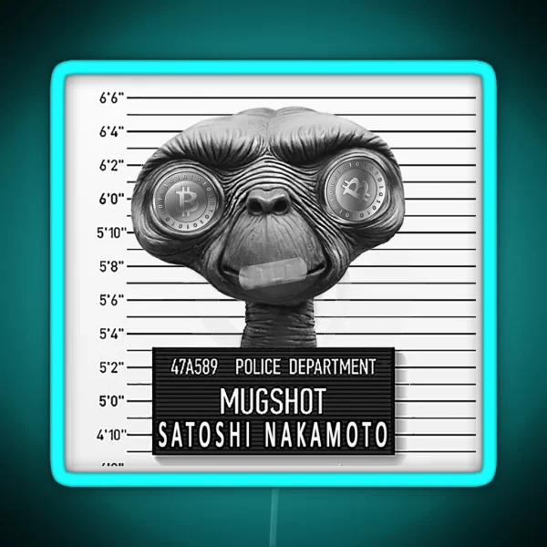 Satoshi Nakamoto RGB Neon Sign