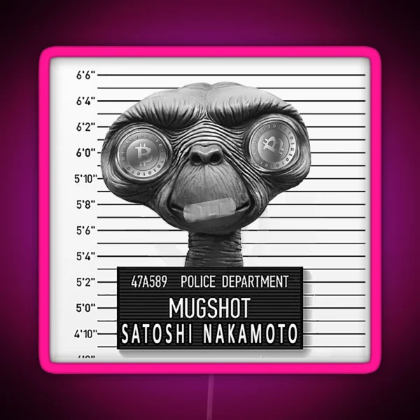 Satoshi Nakamoto RGB Neon Sign
