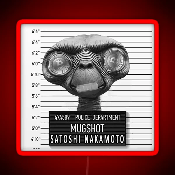 Satoshi Nakamoto RGB Neon Sign