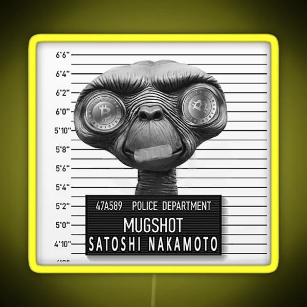 Satoshi Nakamoto RGB Neon Sign